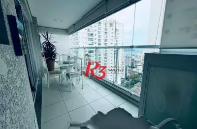 Apartamento com 1 dormitório para alugar, 48 m² por r$ 6.500,00/mês - ponta da praia - santos/sp