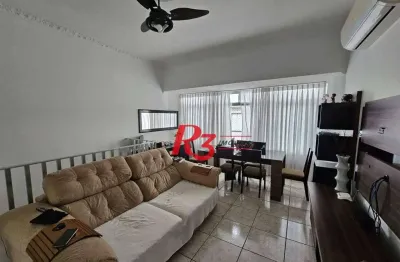Apartamento à venda, 105 m² por r$ 599.000,00 - marapé - santos/sp
