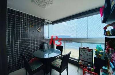 Apartamento triplex à venda, 154 m² por r$ 2.500.000,00 - pompéia - santos/sp