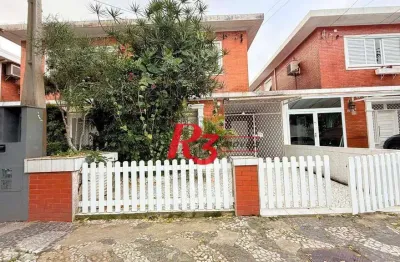 Casa com 3 dormitórios à venda, 176 m² por r$ 1.600.000,00 - ponta da praia - santos/sp