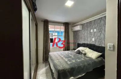 Apartamento com 2 dormitórios à venda, 70 m² por r$ 350.000,00 - marapé - santos/sp