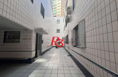 Apartamento com 2 dormitórios à venda, 65 m² por r$ 350.000,00 - boqueirão - santos/sp