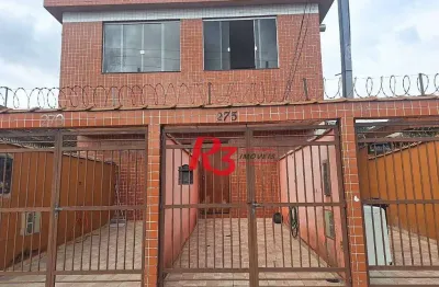 Casa com 2 dormitórios à venda, 72 m² por r$ 320.000,00 - chico de paula - santos/sp