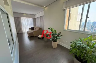 Cobertura com 4 dormitórios à venda, 230 m² por r$ 4.000.000,00 - gonzaga - santos/sp