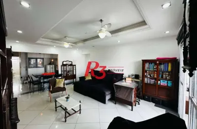 Casa com 3 dormitórios à venda, 210 m² por r$ 695.000,00 - centro - são vicente/sp