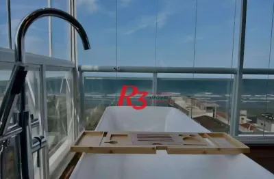 Apartamento com 1 dormitório à venda, 52 m² por r$ 1.200.000,00 - gonzaga - santos/sp