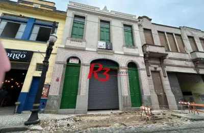 Galpão para alugar, 850 m² por r$ 18.668,30/mês - centro - santos/sp