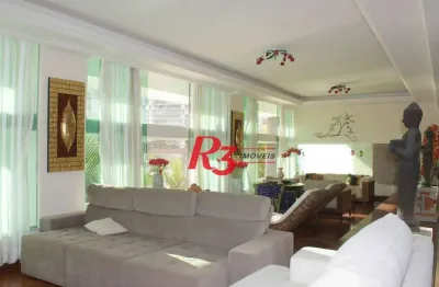 Apartamento garden com 4 dormitórios à venda, 412 m² por r$ 1.800.000,00 - morro do maluf - guarujá/sp