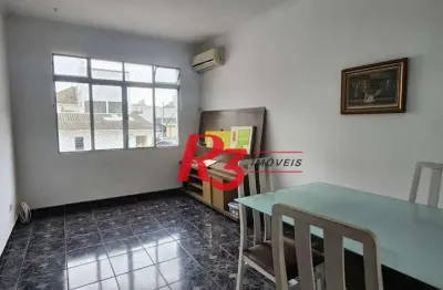 Apartamento com 2 dormitórios para alugar, 76 m² por r$ 3.000,00/mês - campo grande - santos/sp