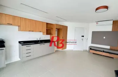 Apartamento com 2 dormitórios para alugar, 72 m² por r$ 5.224,56/mês - campo grande - santos/sp