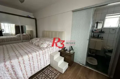 Apartamento com 2 dormitórios à venda, 88 m² por r$ 535.000,00 - marapé - santos/sp