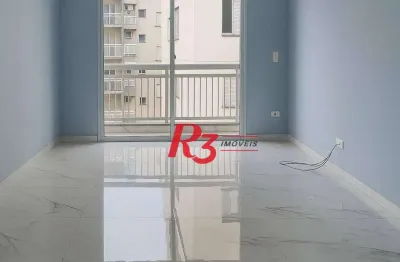 Apartamento com 2 dormitórios à venda, 54 m² por r$ 390.000,00 - morro nova cintra - santos/sp