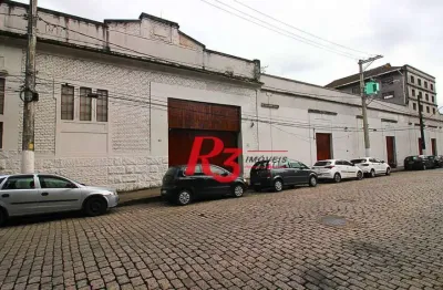 Galpão, 4222 m² - venda por r$ 29.000.000,00 ou aluguel por r$ 141.075,88/mês - centro - santos/sp
