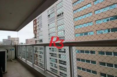 Apartamento à venda, 91 m² por r$ 1.250.000,00 - gonzaga - santos/sp