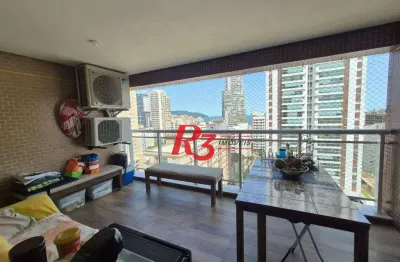 Apartamento com 2 dormitórios à venda, 87 m² por r$ 1.200.000,00 - pompéia - santos/sp