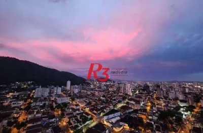 Apartamento com 2 dormitórios à venda, 62 m² por r$ 552.000,00 - marapé - santos/sp