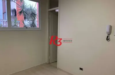 Sala para alugar, 30 m² por r$ 3.000,00/mês - boqueirão - santos/sp