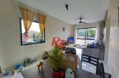 Apartamento com 2 dormitórios para alugar, 73 m² por r$ 3.000,00/mês - itararé - são vicente/sp