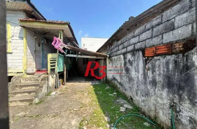 Terreno à venda, 212 m² por r$ 420.000,00 - estuário - santos/sp