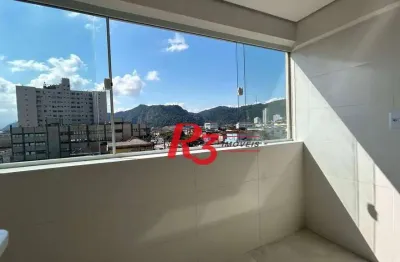 Apartamento com 2 dormitórios à venda, 73 m² por r$ 300.000,00 - vila cascatinha - são vicente/sp
