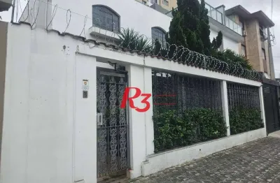 Sobrado com 5 dormitórios à venda, 340 m² por r$ 1.500.000,00 - aparecida - santos/sp