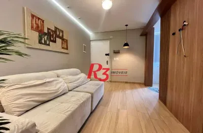 Apartamento à venda, 55 m² por r$ 479.000,00 - pompéia - santos/sp
