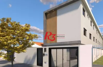 Village com 2 dormitórios à venda, 90 m² por r$ 400.000,00 - macuco - santos/sp