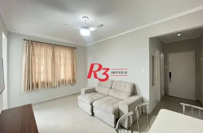 Apartamento para alugar, 48 m² por r$ 3.500,02/mês - josé menino - santos/sp