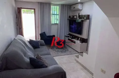 Sobrado com 2 dormitórios à venda, 53 m² por r$ 350.000,00 - esplanada dos barreiros - são vicente/sp