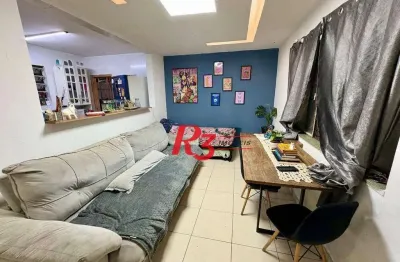 Apartamento com 2 dormitórios à venda, 80 m² por r$ 390.000,00 - vila belmiro - santos/sp
