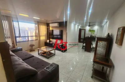 Apartamento com 3 dormitórios à venda, 120 m² por r$ 890.000,00 - gonzaga - santos/sp