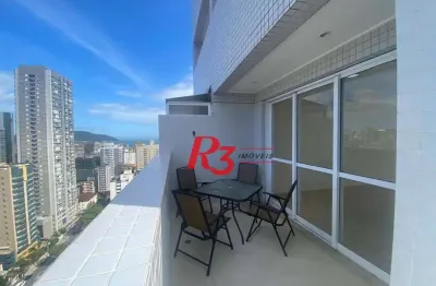 Apartamento duplex com 3 dormitórios à venda, 148 m² por r$ 2.010.000,00 - gonzaga - santos/sp