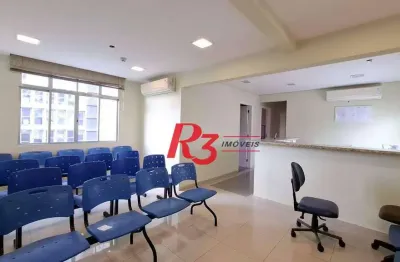 Sala comercial com 4 salas à venda na Avenida Ana Costa, 361, Gonzaga, Santos