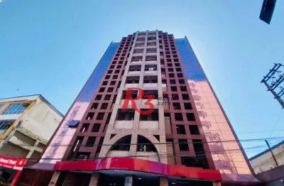 Sala, 100 m² - venda por r$ 300.000,00 ou aluguel por r$ 3.240,00/mês - vila nova - santos/sp