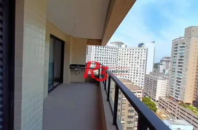 Apartamento com 2 dormitórios à venda, 75 m² por r$ 986.420,00 - josé menino - santos/sp