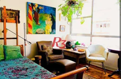 Apartamento com 1 dormitório à venda, 55 m² por R$ 470.000,00 - Boqueirão - Santos/SP