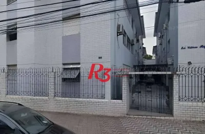 Apartamento com 2 dormitórios à venda, 72 m² por r$ 350.000,00 - encruzilhada - santos/sp