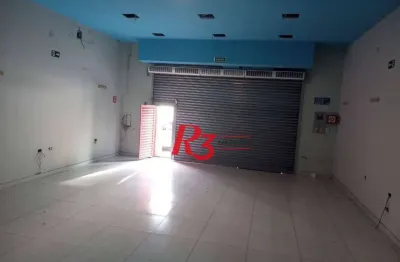 Loja para alugar, 200 m² por r$ 8.450,00/mês - centro - são vicente/sp