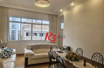 Apartamento com 3 dormitórios à venda, 110 m² por R$ 680.000,00 - Boqueirão - Santos/SP