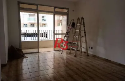 Apartamento com 2 dormitórios para alugar, 125 m² por r$ 4.412,70/mês - embaré - santos/sp