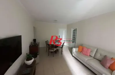 Apartamento com 2 dormitórios para alugar, 109 m² por r$ 5.000,00/mês - ponta da praia - santos/sp