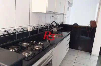 Apartamento com 1 dormitório à venda, 62 m² por r$ 420.000,00 - pompéia - santos/sp