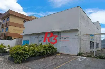 Galpão para alugar, 400 m² por r$ 40.000,00/mês - estuário - santos/sp