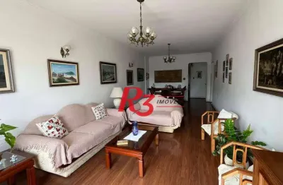 Apartamento com 3 dormitórios à venda, 140 m² por r$ 750.000,00 - gonzaga - santos/sp