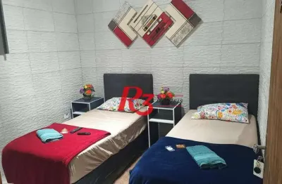 Pousada com 12 dormitórios à venda, 600 m² por r$ 3.200.000,00 - solemar - praia grande/sp
