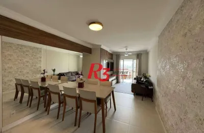 Apartamento com 3 dormitórios à venda, 114 m² por r$ 995.000,00 - ponta da praia - santos/sp