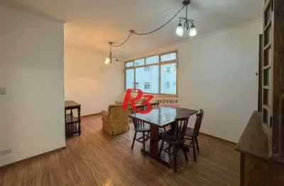 Apartamento à venda, 89 m² por r$ 800.000,00 - embaré - santos/sp