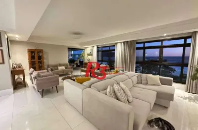 Apartamento com 4 dormitórios à venda, 245 m² por r$ 3.800.000,00 - aparecida - santos/sp