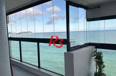 Apartamento com 3 dormitórios para alugar, 220 m² por r$ 10.000,00/mês - acapulco - guarujá/sp