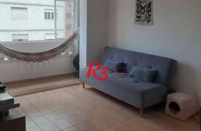 Apartamento com 1 dormitório à venda, 47 m² por r$ 300.000,00 - josé menino - santos/sp